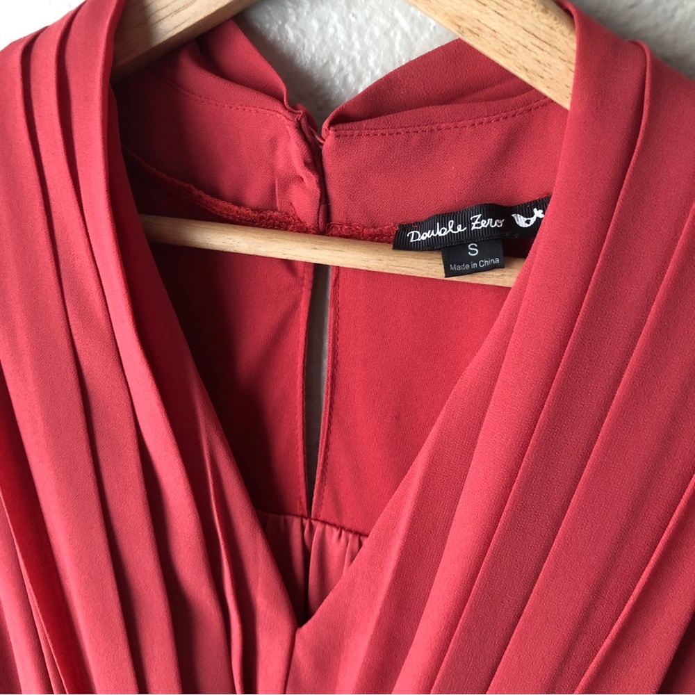 Double Zero Red Mini Dress - Picture 3 of 8